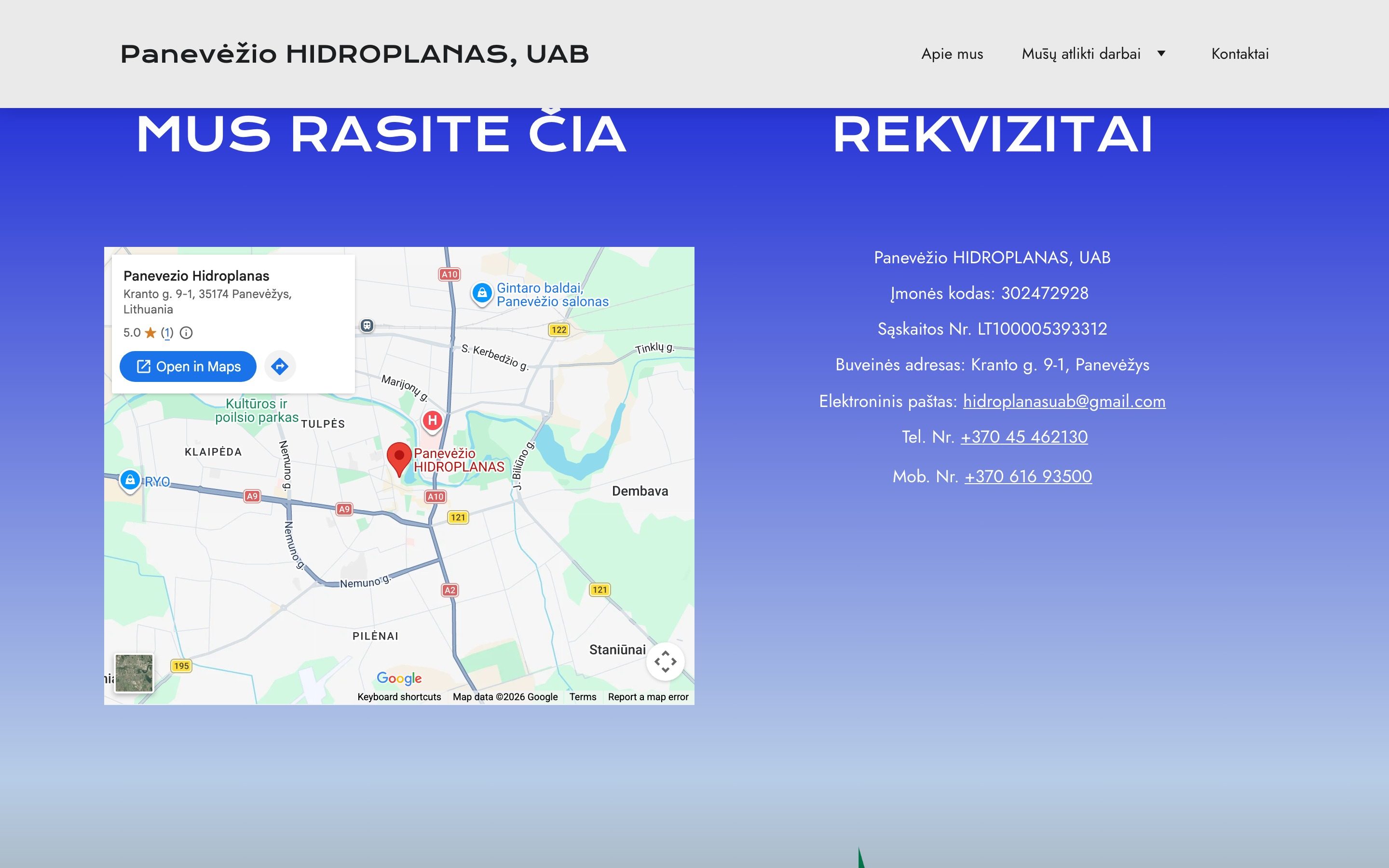 Panevėžio Hidroplanas, 3